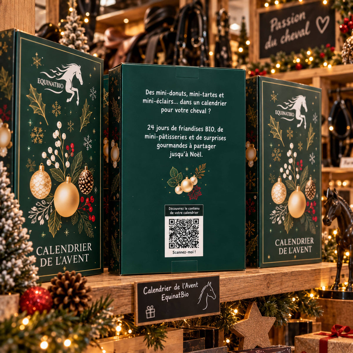 EQUINATBIO - Adventskalender für Pferde – 24 Tage