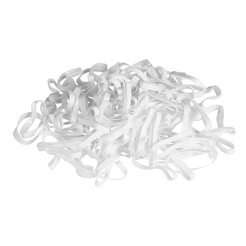 Mähnengummi breit weiß