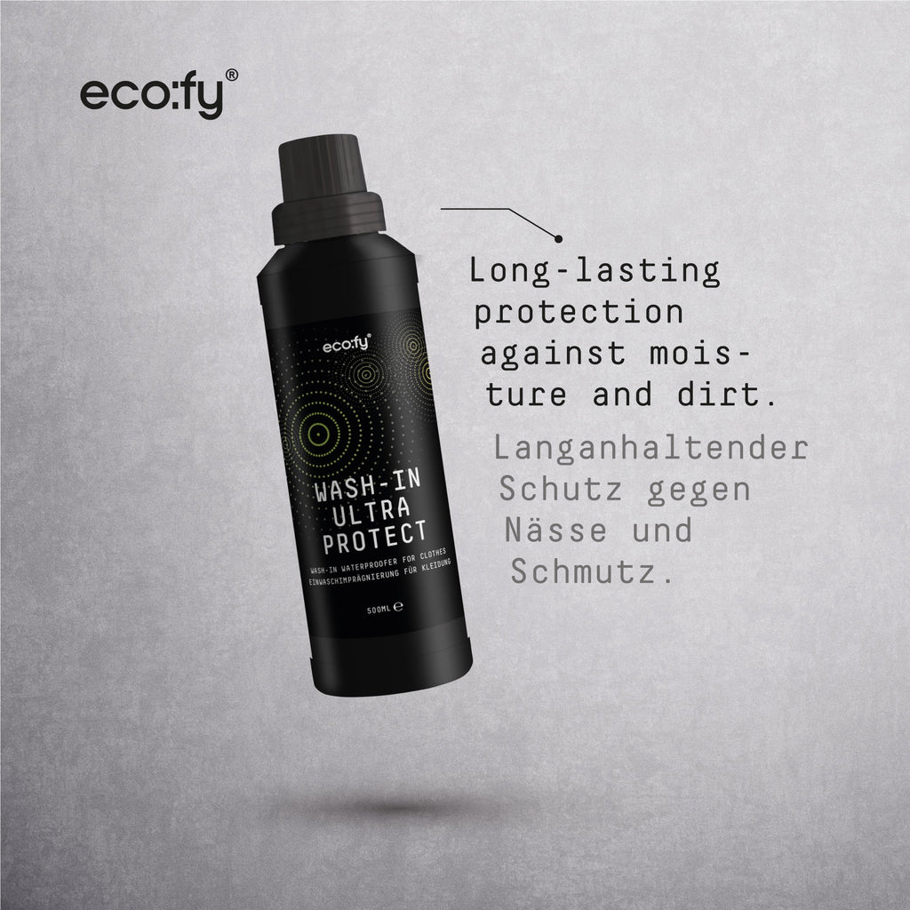 eco:fy - Wash-In Ultra Protect Einwaschimprägnierung für Outdoor- & Funktionskleidung
