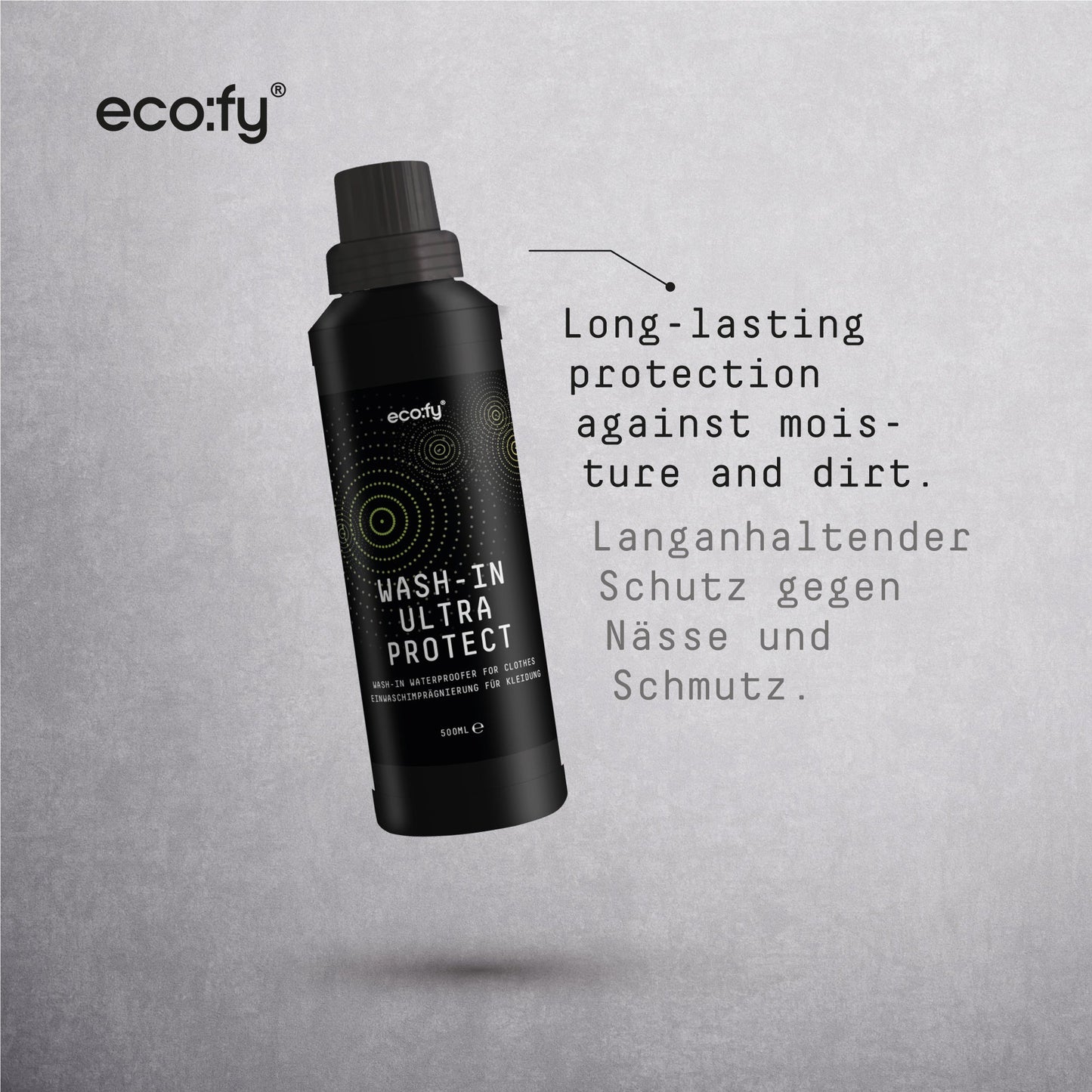 eco:fy - Wash-In Ultra Protect Einwaschimprägnierung für Outdoor- & Funktionskleidung