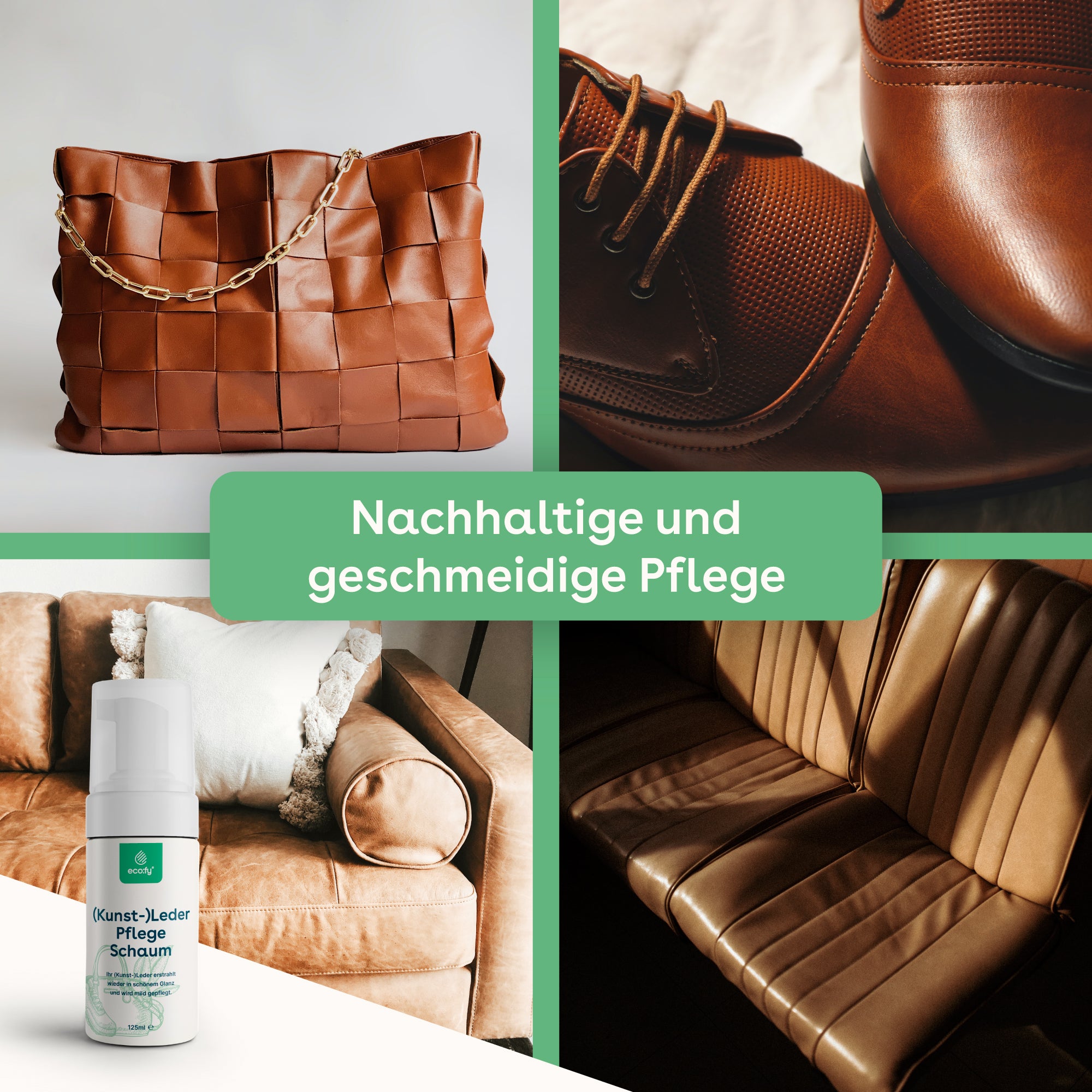(Kunst-)Leder Pflegeschaum