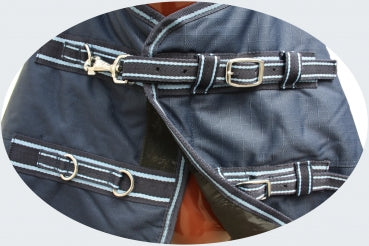 Tough Horse 1200D Regendecke blau mit 100G