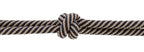 Knotenhalfter dunkelblau/beige,
