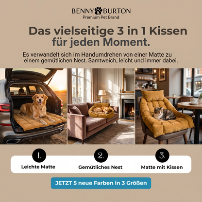 waschbare 3in1 Hundematte