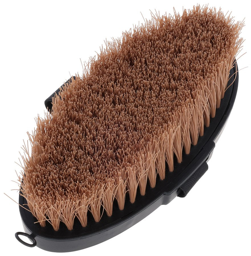 Kardätsche für Pferde Deluxe braun/schwarz,