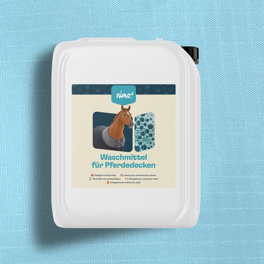 nimo - Waschmittel für Pferdedecken