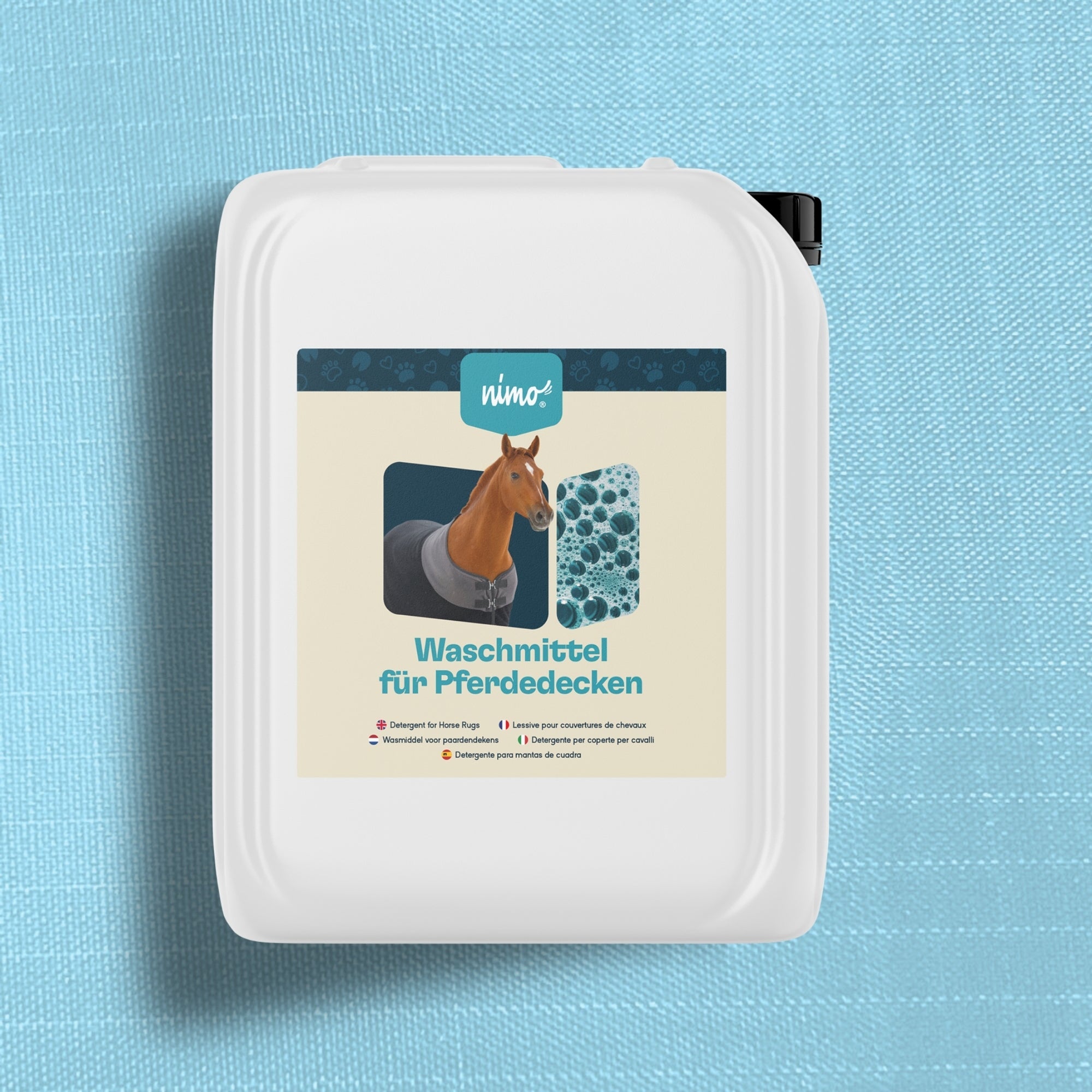 nimo - Waschmittel für Pferdedecken