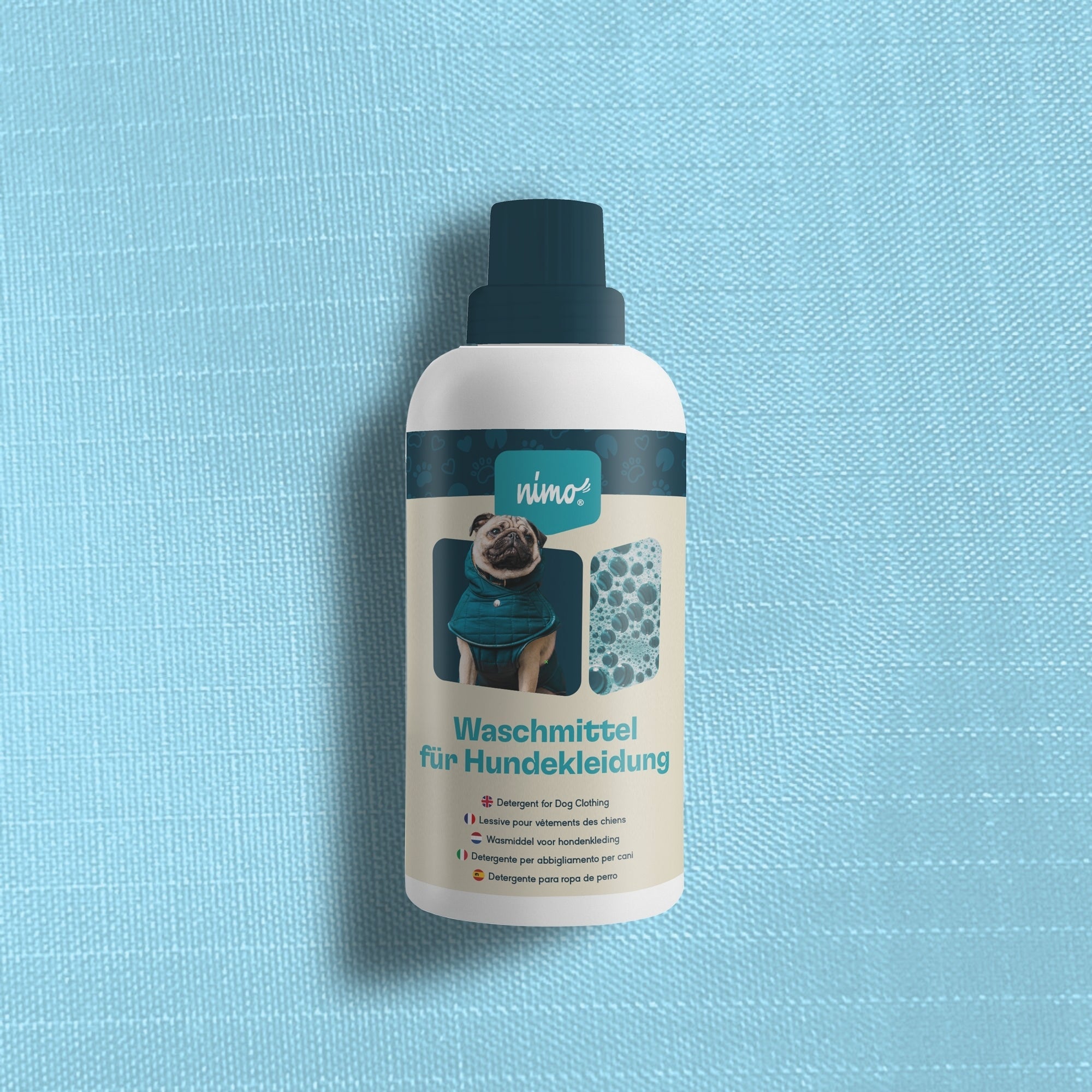 nimo - Waschmittel für Hundebekleidung