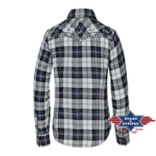 Stars & Stripes® Karobluse - Pasadena Blue Damen