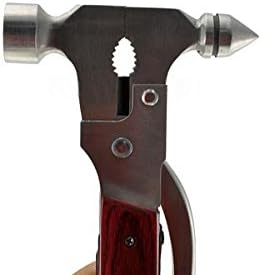 Camping-Multi-Tool Werkzeug Mini Hammer Zange Schraubenschlüssel Säge Messer u.a. | System-S