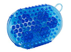 Magnet-Massage-Striegel royalblau,