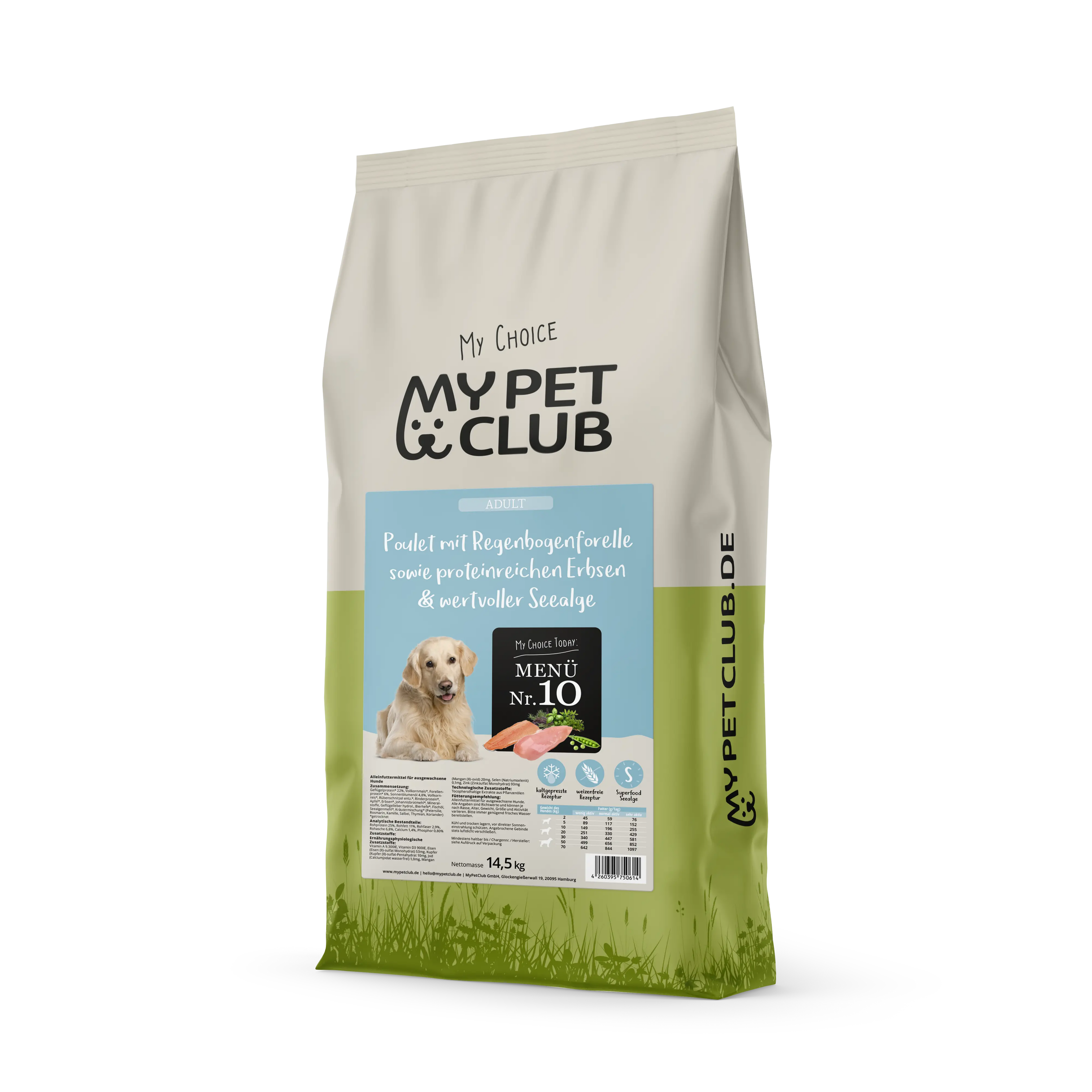 MyPetClub kaltgepresst Geflügel & Reis