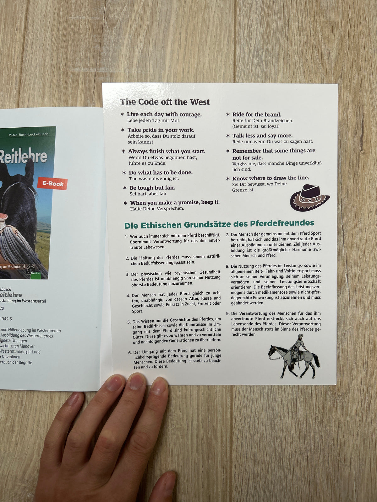 -gebraucht- Praxisbuch Westernreiten • Die Grundausbildung des Westernpferdes - Softcover