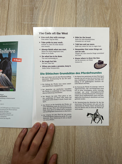 -gebraucht- Praxisbuch Westernreiten • Die Grundausbildung des Westernpferdes - Softcover