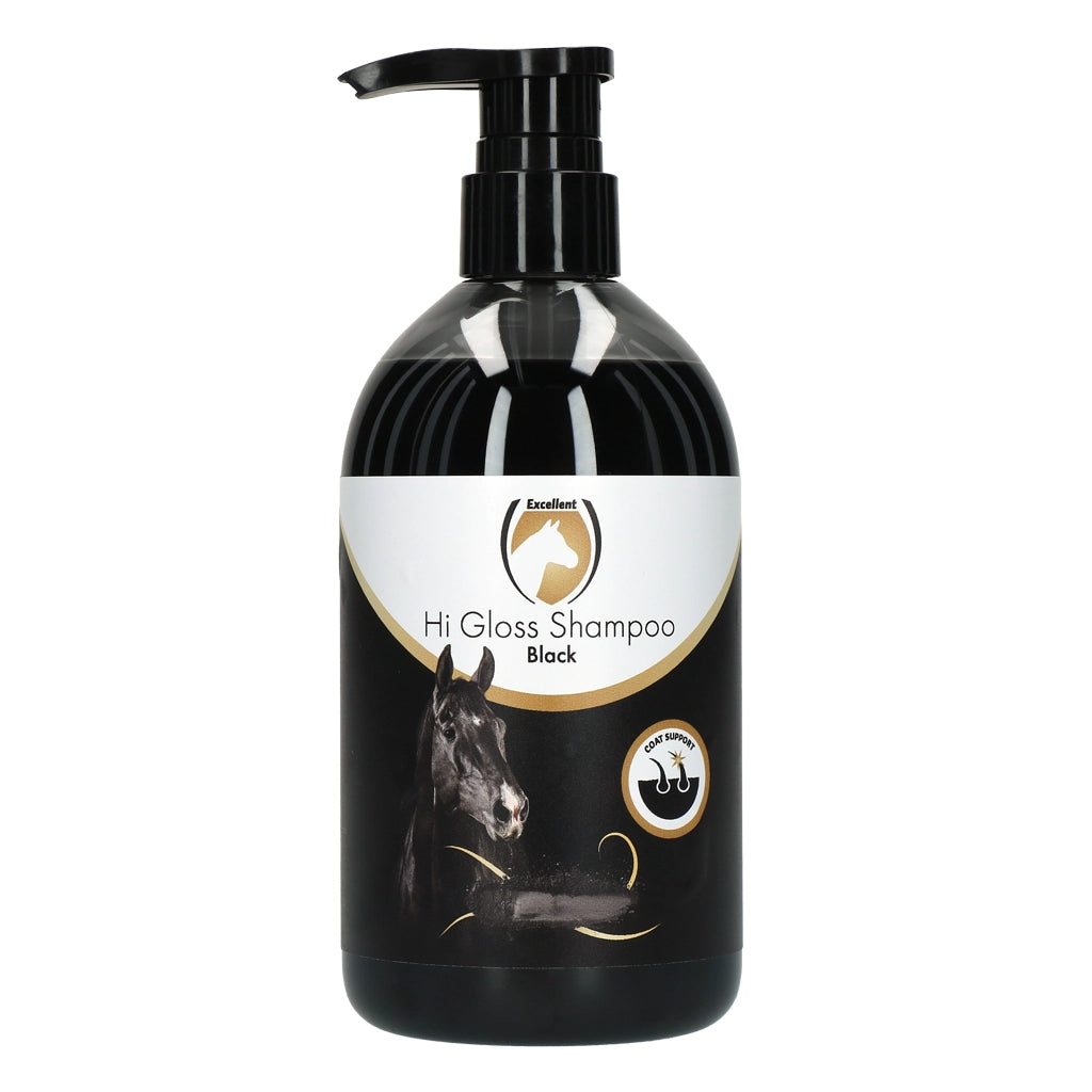 Excellent - Horse Hi Gloss Shampoo Schwarz 500ml