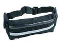 SYSTEM-S Tasche Gürteltasche Bauchtasche mit Flaschenhalter in Schwarz