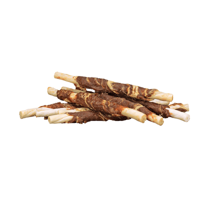 Braaaf Rohhaut-Rollen Sticks Rind & Fisch - 8 Stk./Packung