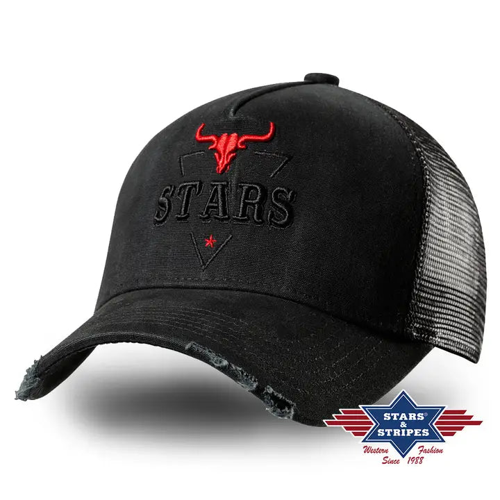 Stars & Stripes® Trucker Cap - Stars Black