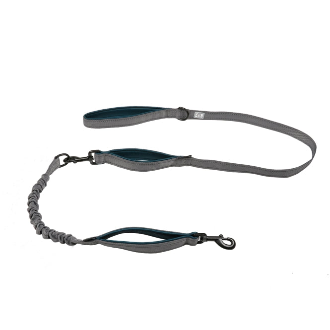 Duvoplus EXPLOR Ultimate Fit 2in1 Leine Classic - petrol blue