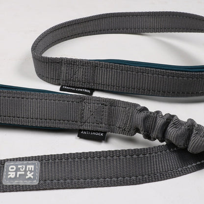 Duvoplus EXPLOR Ultimate Fit 2in1 Leine Classic - petrol blue