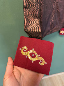 -gebraucht- Showslinky rot/gold Gr. L
