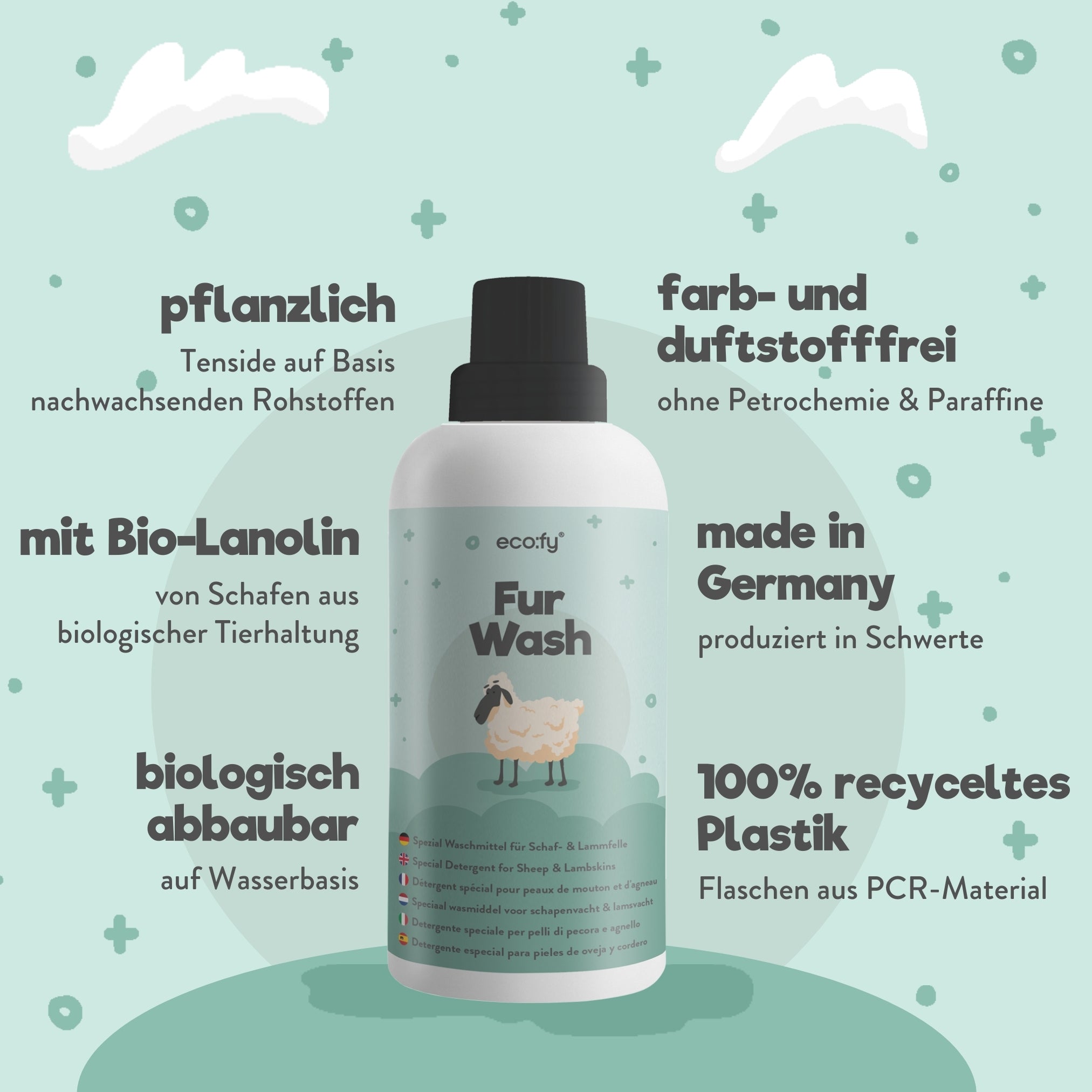 eco:fy - Waschmittel für Schaf- & Lammfelle