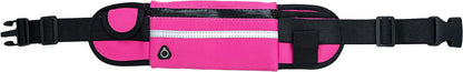 SYSTEM-S Tasche Gürteltasche Bauchtasche mit Flaschenhalter in Pink