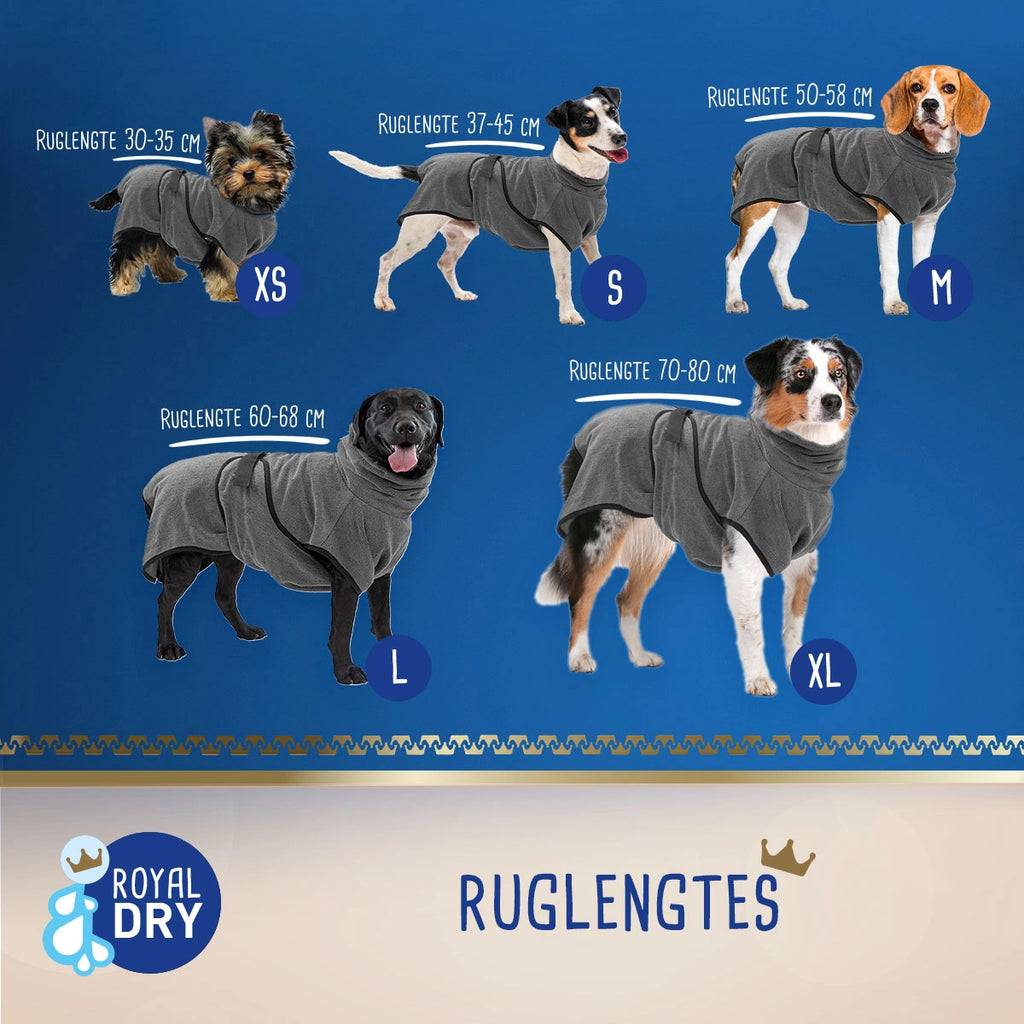Royal Dry Hunde-Bademantel