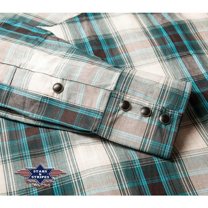 Stars & Stripes® Westernhemd - Jeff Blue Herren