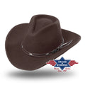 Stars & Stripes® Western-Wollfilz-Hut - Dallas Brown