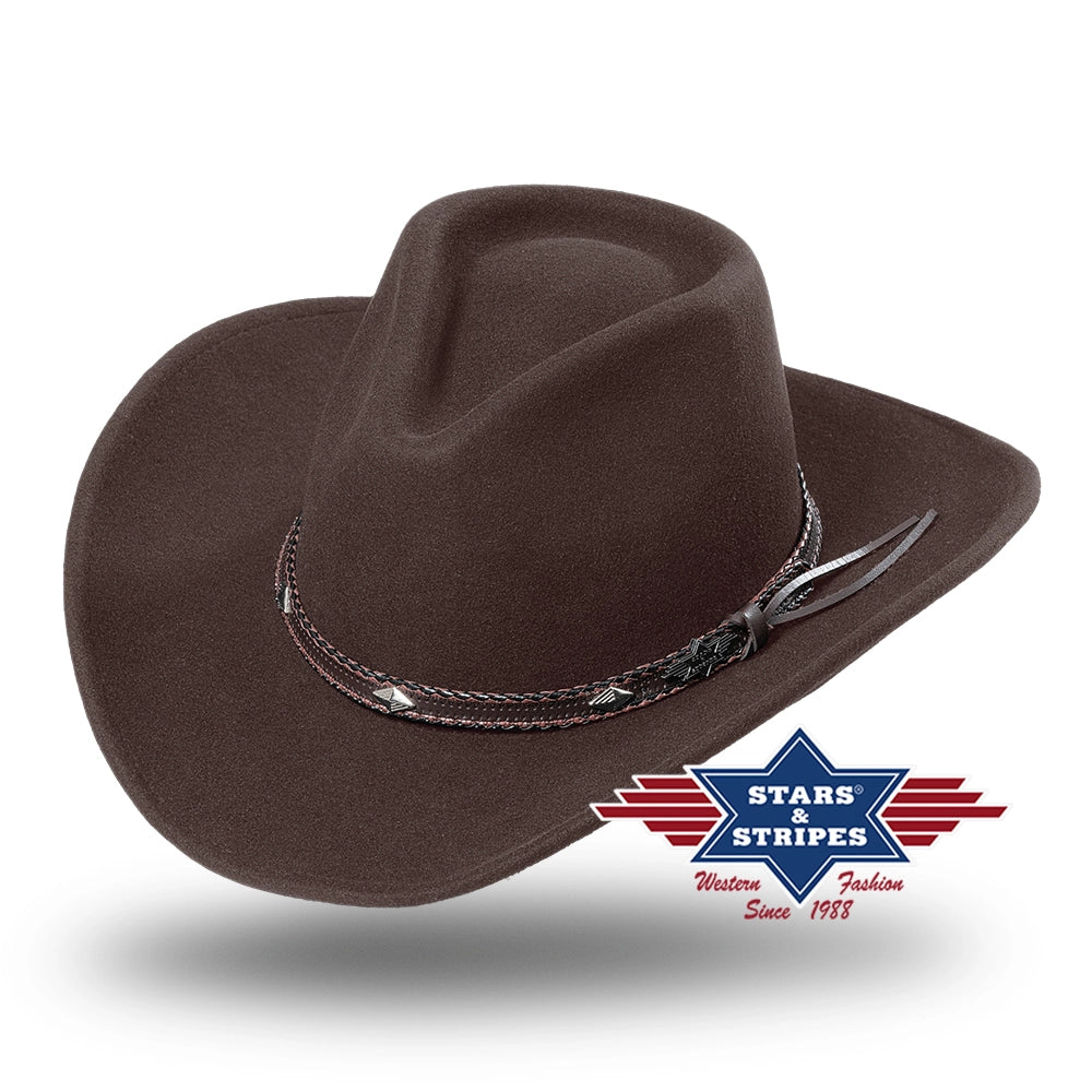 Stars & Stripes® Western-Wollfilz-Hut - Dallas Brown