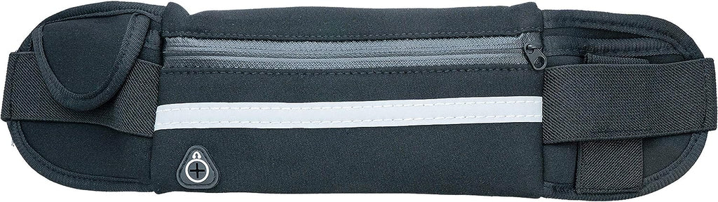 SYSTEM-S Tasche Gürteltasche Bauchtasche mit Flaschenhalter in Schwarz