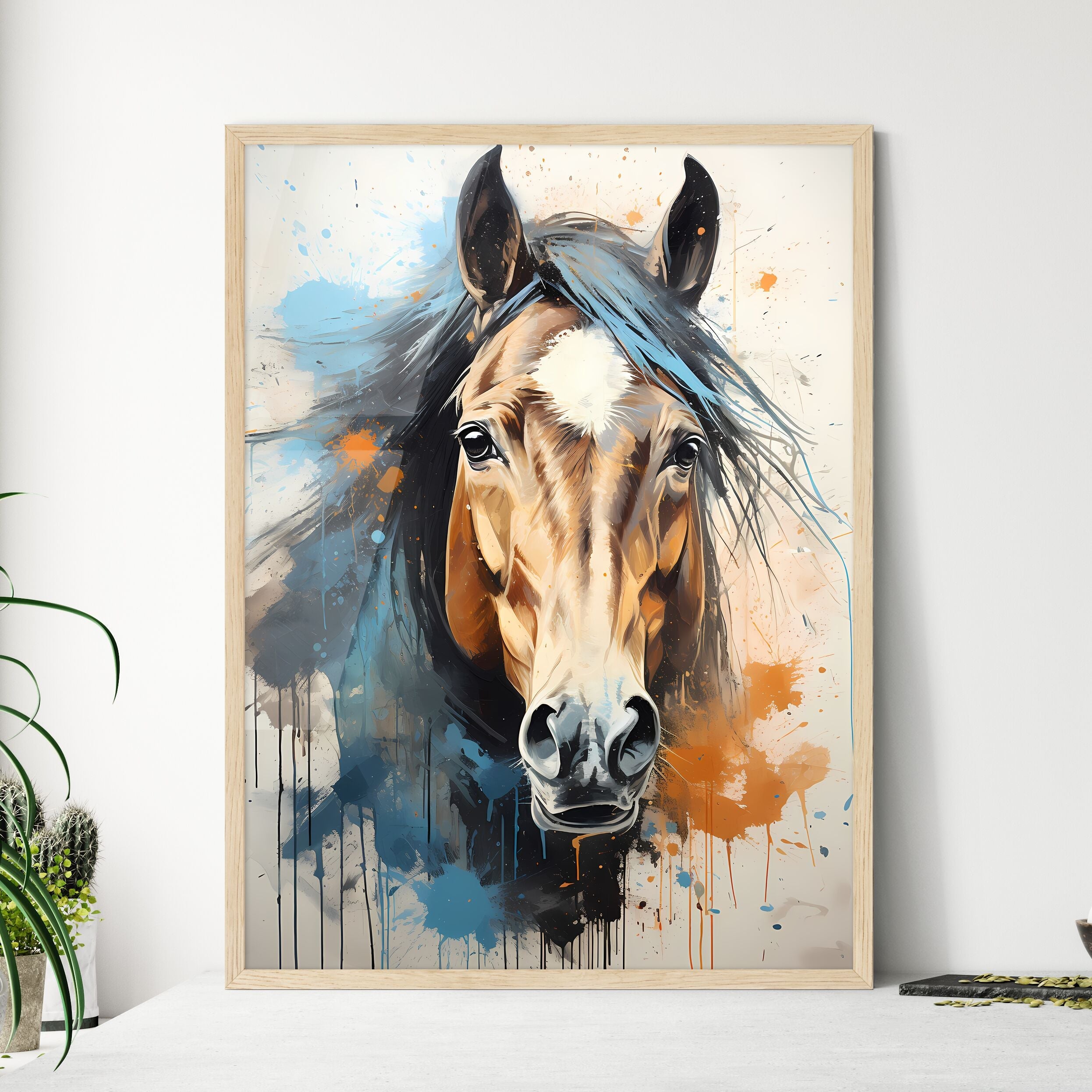 A Painting Of A Horse