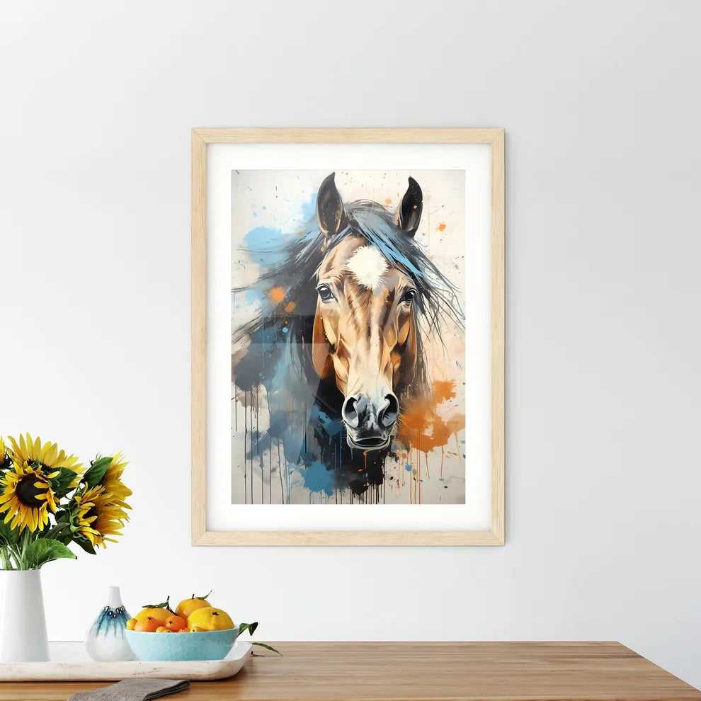 A Painting Of A Horse