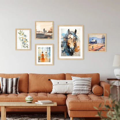 A Painting Of A Horse