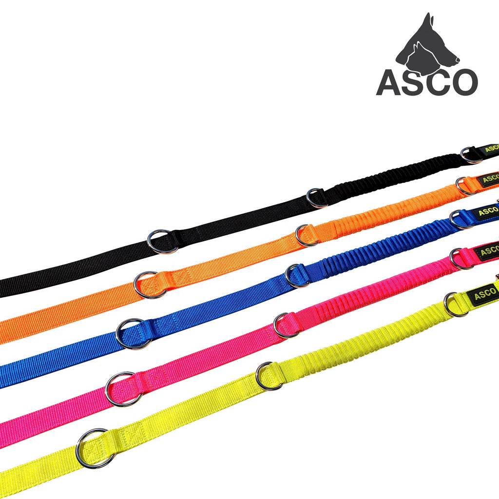 ASCO Hundeleine mit Ruckdämpfer 100-200 cm