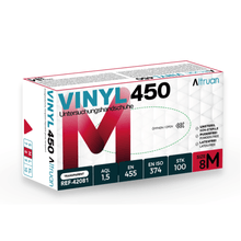 Altruan Vinyl 450 Handschuhe, Einmalhandschuhe, transparent - 100 Stück