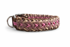 Pfotenlieblinge - Handgemachtes Paracord-Hundehalsband "Spring Blush"