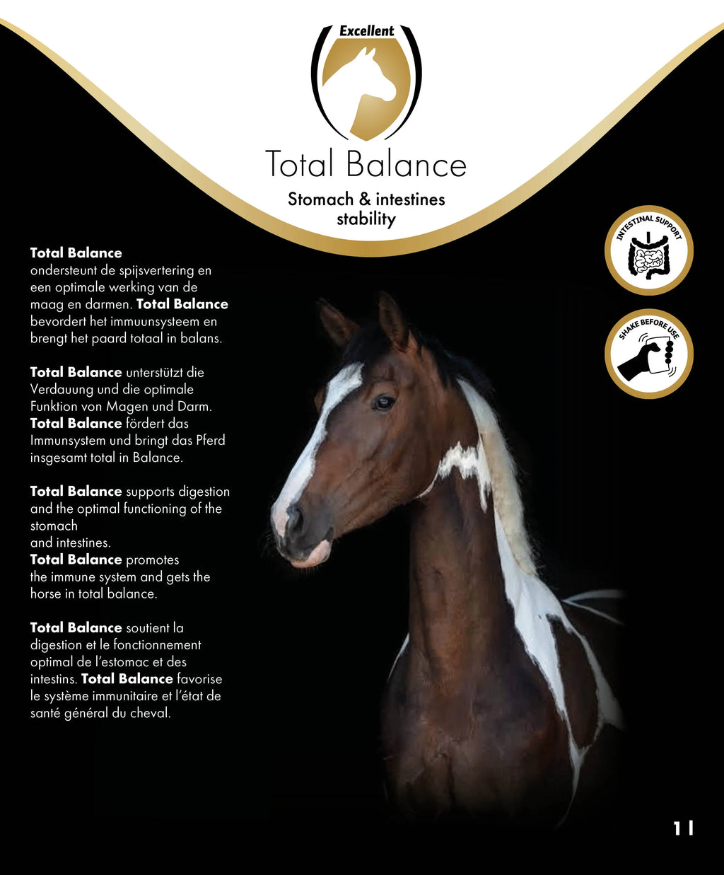 Excellent -  Pferd Gesamtbalance 1 l