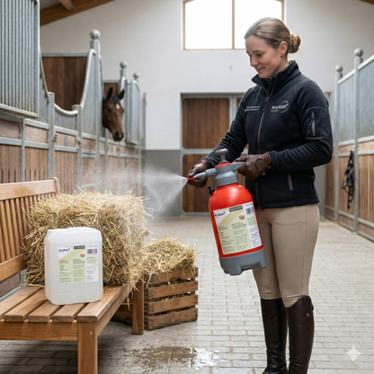 Heu desinfizieren mit AnoKath® heuSan | Schimmel & Staub stoppen