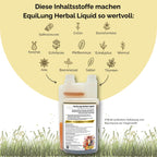 EquiLung Herbal Liquid 1000ml – flüssiges Ergänzungsfuttermittel zur Unterstützung der Atemwege bei Pferden