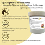 EquiLung Herbal RespiraBalance – Kräutermischung für Pferde in Phasen physiologisch vermehrter Schleimbildung oder bei beanspruchten Atemwegen