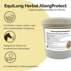 EquiLung Herbal AllergProtect – Kräutermischung für Pferde zur Langzeitfütterung bei empfindlichen Atemwegen durch Staub, Pollen & Umweltreizen