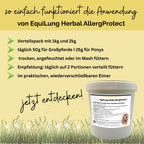 EquiLung Herbal AllergProtect – Kräutermischung für Pferde zur Langzeitfütterung bei empfindlichen Atemwegen durch Staub, Pollen & Umweltreizen
