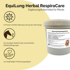 EquiLung Herbal RespiraCare – Kräutermischung für Pferde zur Langzeitfütterung bei beanspruchten Atemwegen durch nasskaltes Wetter und Temperaturwechsel