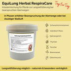 EquiLung Herbal RespiraCare – Kräutermischung für Pferde zur Langzeitfütterung bei beanspruchten Atemwegen durch nasskaltes Wetter und Temperaturwechsel