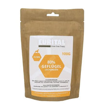 Eurital Dog Snacks 100g – 80% Geflügel Hundeleckerlis getreidefrei für Training & Belohnung