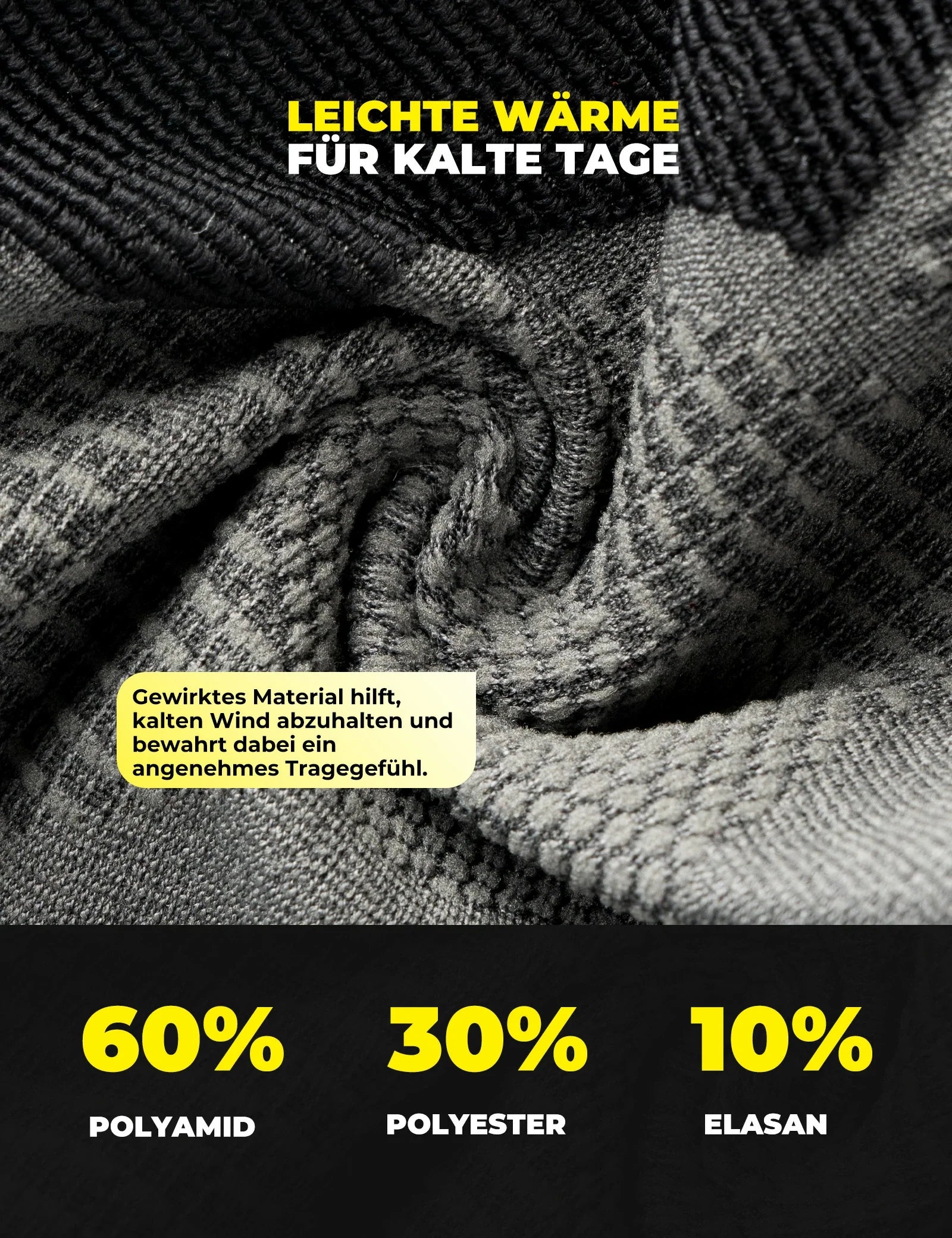 Rockbros - HelmMütze Winter mit Ohrenschutz, Atmungsaktiv & Winddicht