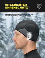 Rockbros - HelmMütze Winter mit Ohrenschutz, Atmungsaktiv & Winddicht
