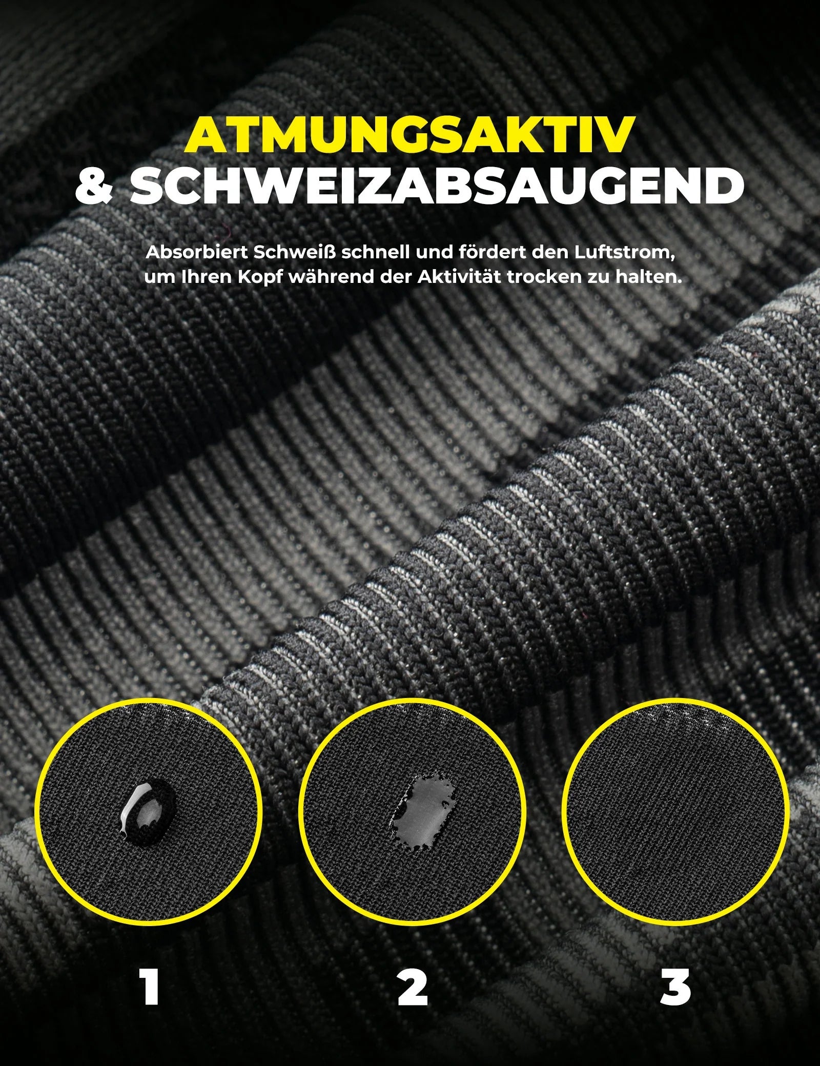 Rockbros - HelmMütze Winter mit Ohrenschutz, Atmungsaktiv & Winddicht